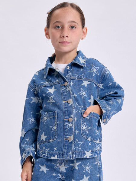Sobrecamisa jean Azul Medio