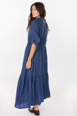 Vestido Camisero Julia Azul Marino