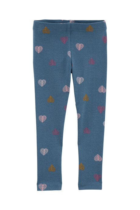 Calza de algodón diseño corazones 0