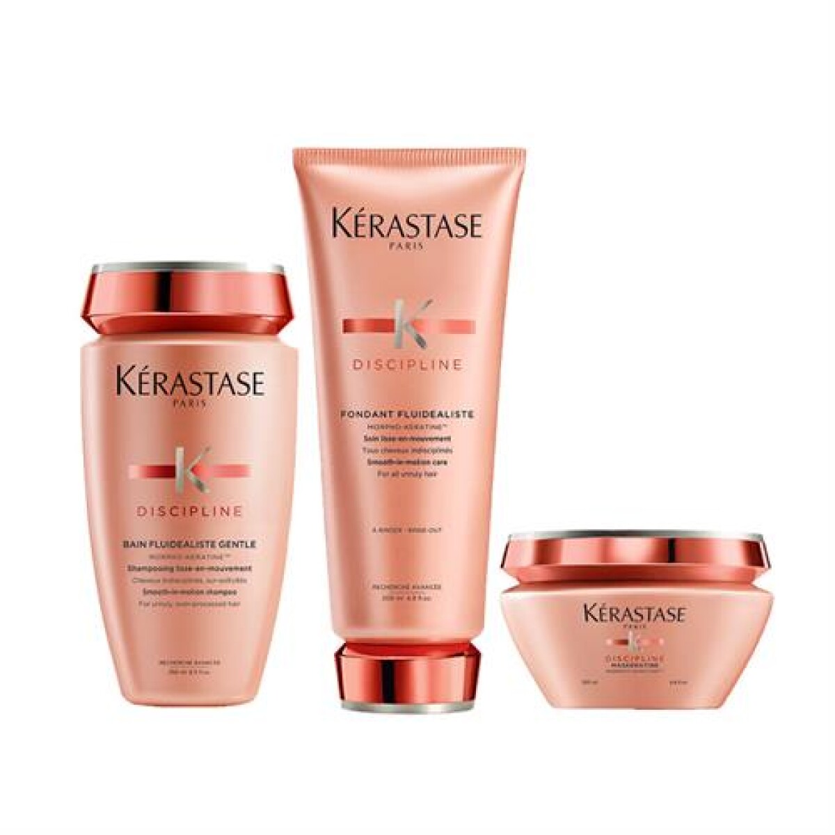 Kérastase Discipline Bain Fluidealiste Sulfate Free 250 ml + Fondant 200 ml + Maskeratine 200 ml 