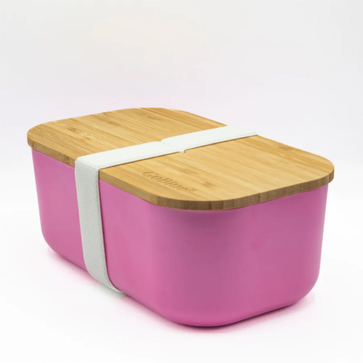 Lunchera De Bambu 1100ml GoBlue - Rosa 