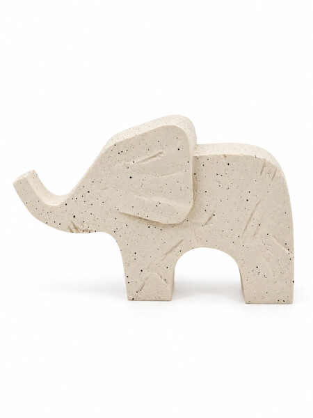 ELEFANTE ADORNO OFF WHITE