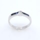 Anillo en oro 18k blanco , brillante y zafiros. Anillo en oro 18k blanco , brillante y zafiros.