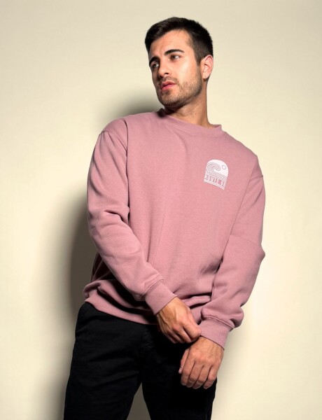 Buzo de algodon con estampas Jano Rosado