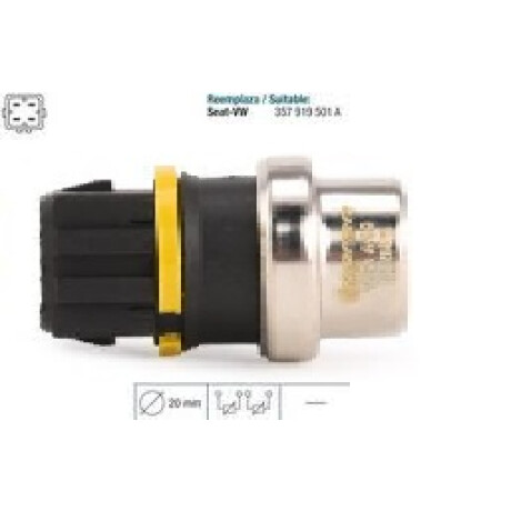 BULBO INTERRUPTOR - TEMP VW-FORD-SEAT SIN R F-NEGRA P-A INYECC FAE BULBO INTERRUPTOR - TEMP VW-FORD-SEAT SIN R F-NEGRA P-A INYECC FAE