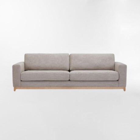 SOFÁ BOHO GRIS - 3 CUERPOS