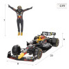 Auto de carreras Oracle Red Bull RB19 Bburago Max Verstappen