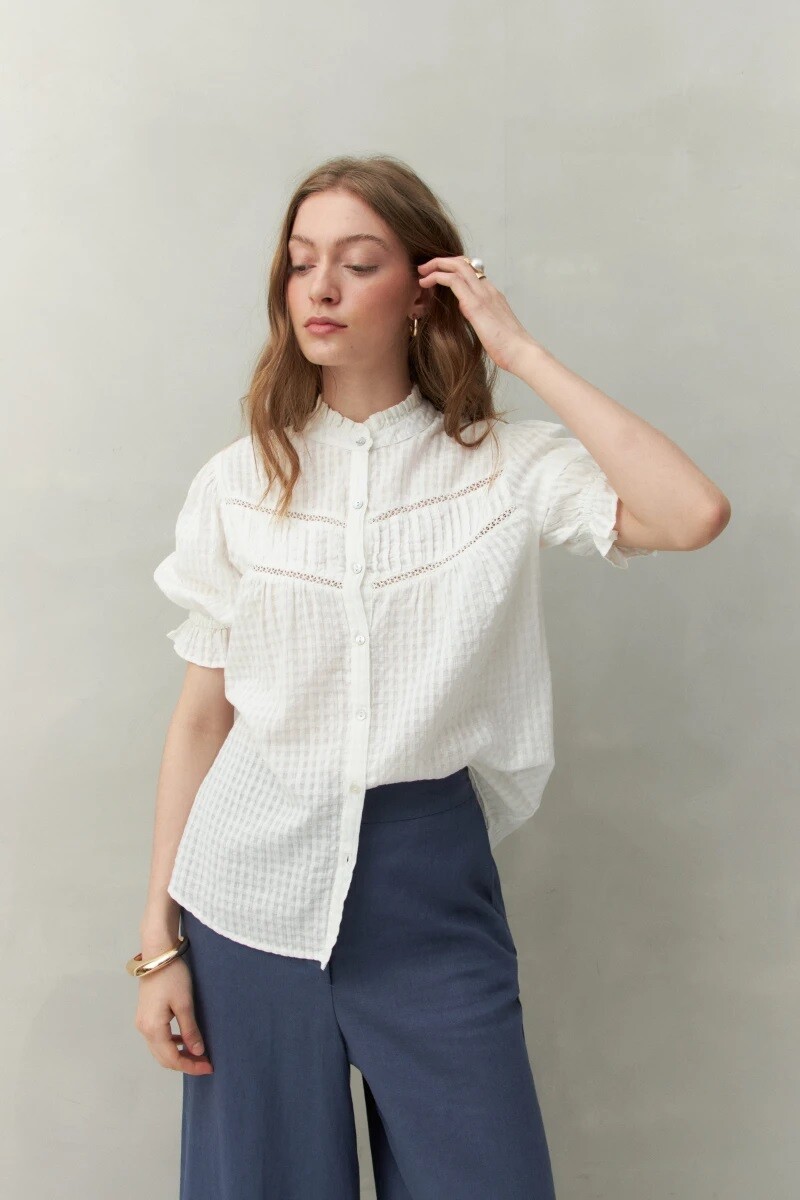 CAMISA D.CASSIN ERRANTE - BLANCO 