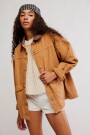 CAMPERA DENIM LEMON Marron