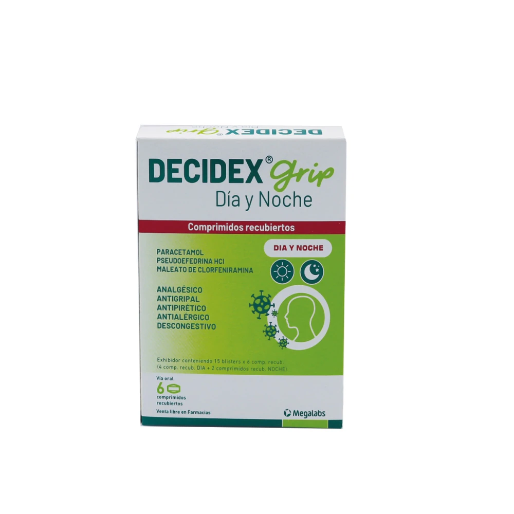 DECIDEX GRIP DIA Y NOCHE 15 BLISTER X90C