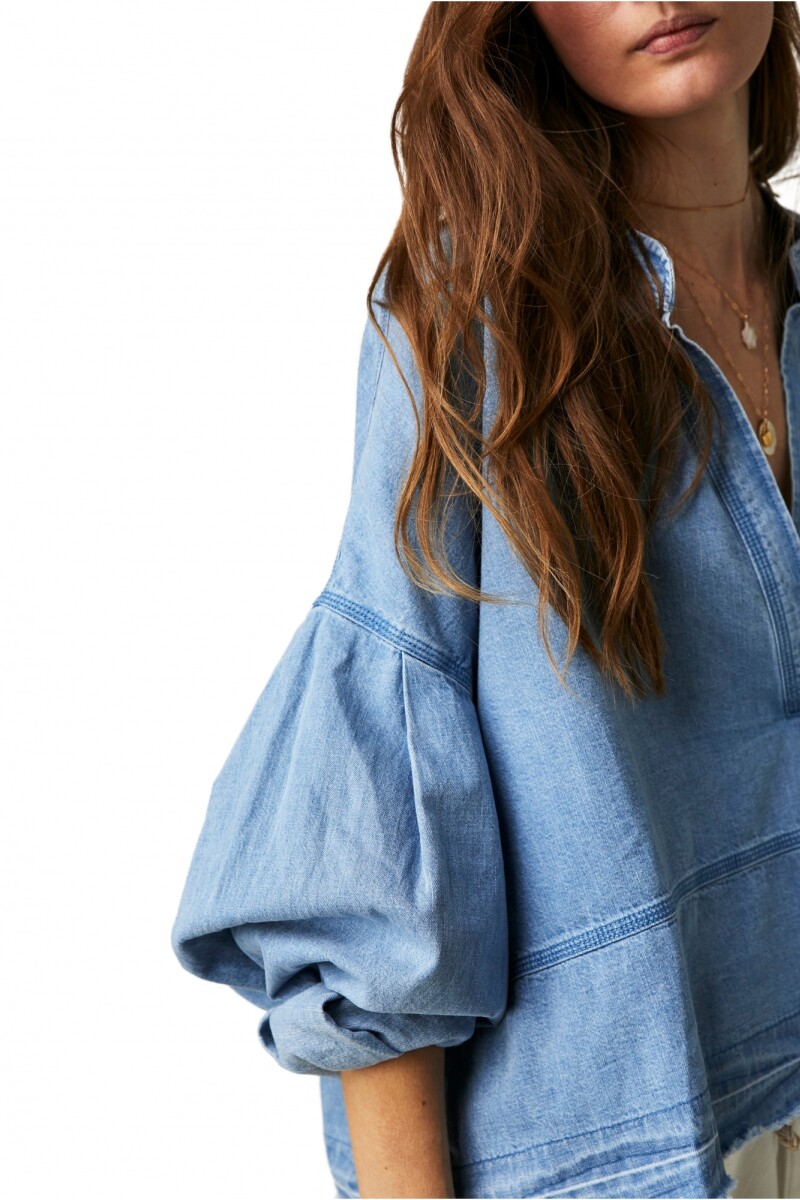 Blusa Jude Denim Azul