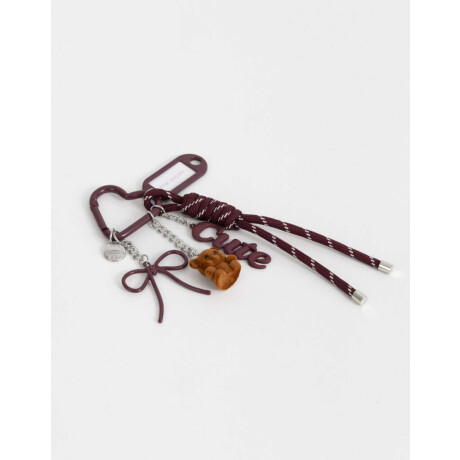 Llavero Y Charm Multidijes Teddy Combinacion Bicolor