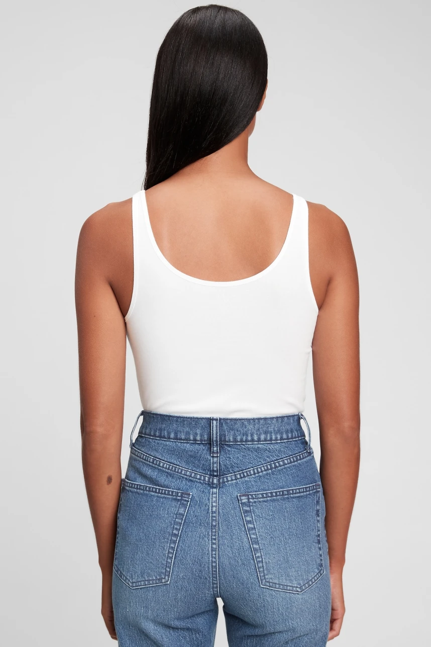 Musculosa Básica Mujer White000