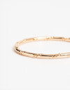 Pulseras Rígidas Metal Pulsera Rígida Torzada - Dorado