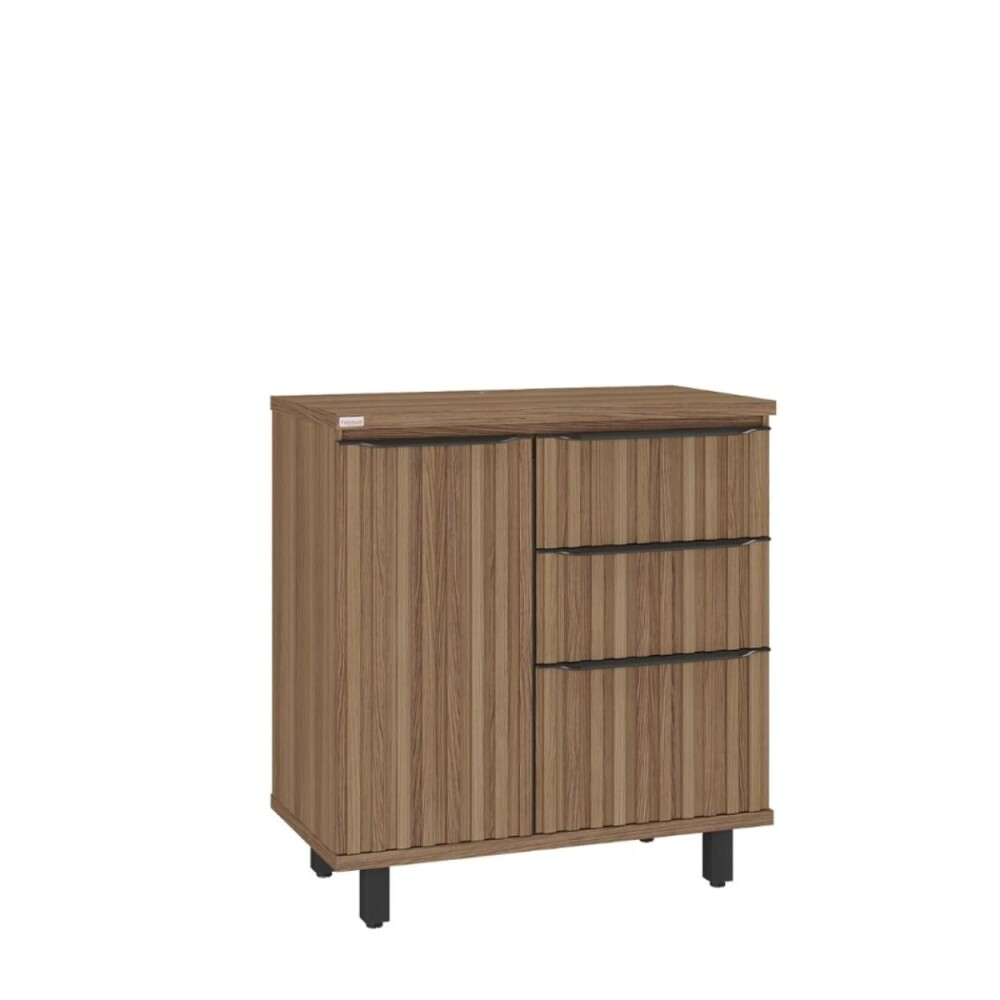 Mueble de baño de pie Cecilia Nogal 78cm sin bacha Mueble De Baño De Pie Cecilia Nogal 78cm Sin Bacha