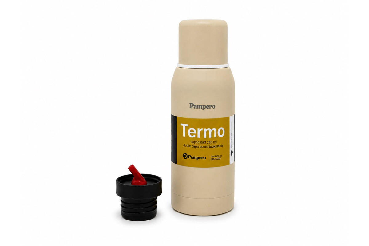 TERMO ACERO DOBLE CAPA 750ML Taupe Beige