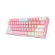 Teclado Gamer Inalambrico Redragon Fizz Pro K616 60 Pink Teclado Gamer Inalambrico Redragon Fizz Pro K616 60 Pink