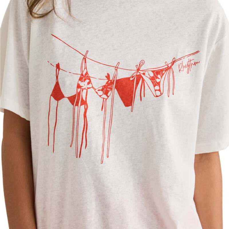 Remera Rhythm Melia Oversized - Blanco Remera Rhythm Melia Oversized - Blanco