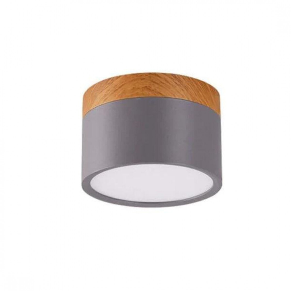 Spot plafón led circular pequeño nórdico 8w - GRIS 
