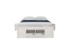 Cama Madera Maciza - 4 Cajones - Queen - Linea charme Blanco