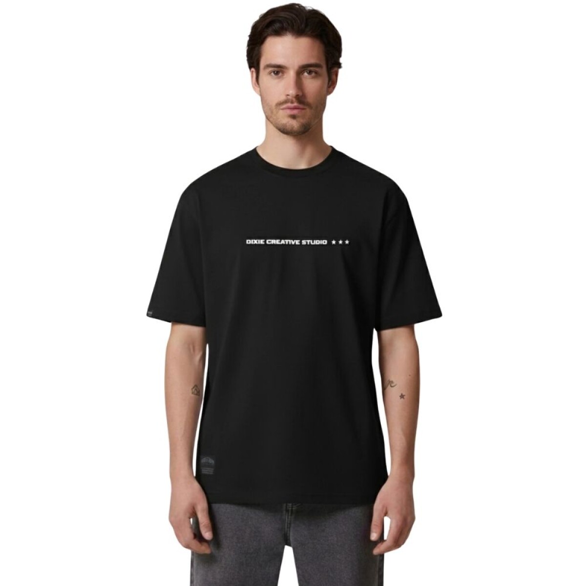 T-SHIRT LOBRO XS-XXL - NEGRO 