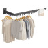 Tendedero Plegable Extensible Tender de Pared Ropa Balcon 1.20 metros IMBACK Color Negro Tendedero Plegable Extensible Tender de Pared Ropa Balcon 1.20 metros IMBACK Color Negro