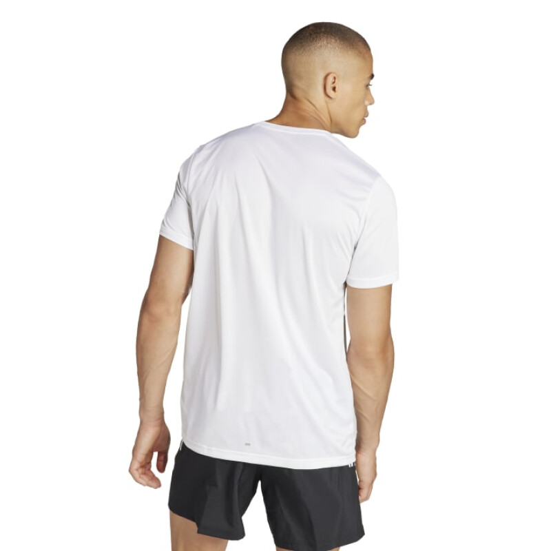 Remera Adidas Run It de Hombre - IN0075 Blanco