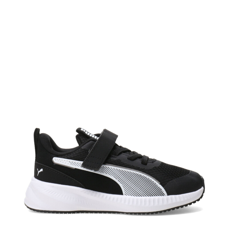 Championes de Niños Puma Flyer 3 Ac+Ps Negro - Blanco