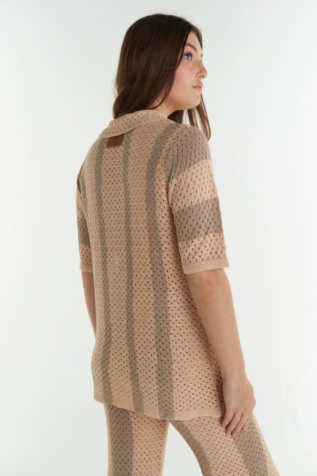 Camisa Friday Nude/Beige