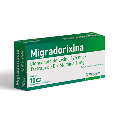 Migra Dorixina 10 Comprimidos Migradorixina 125 mg/1 mg 10 Comprimidos Recubiertos