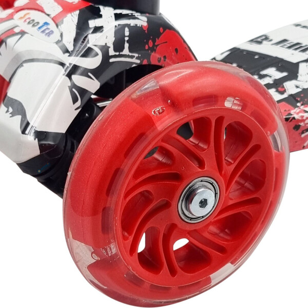 Monopatin Tripatin Scooter Luces Regulable Infantil Niños Variante Diseño Calavera