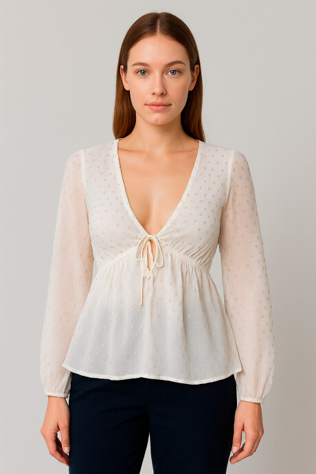 Blusa Rotu Marfil / Off White