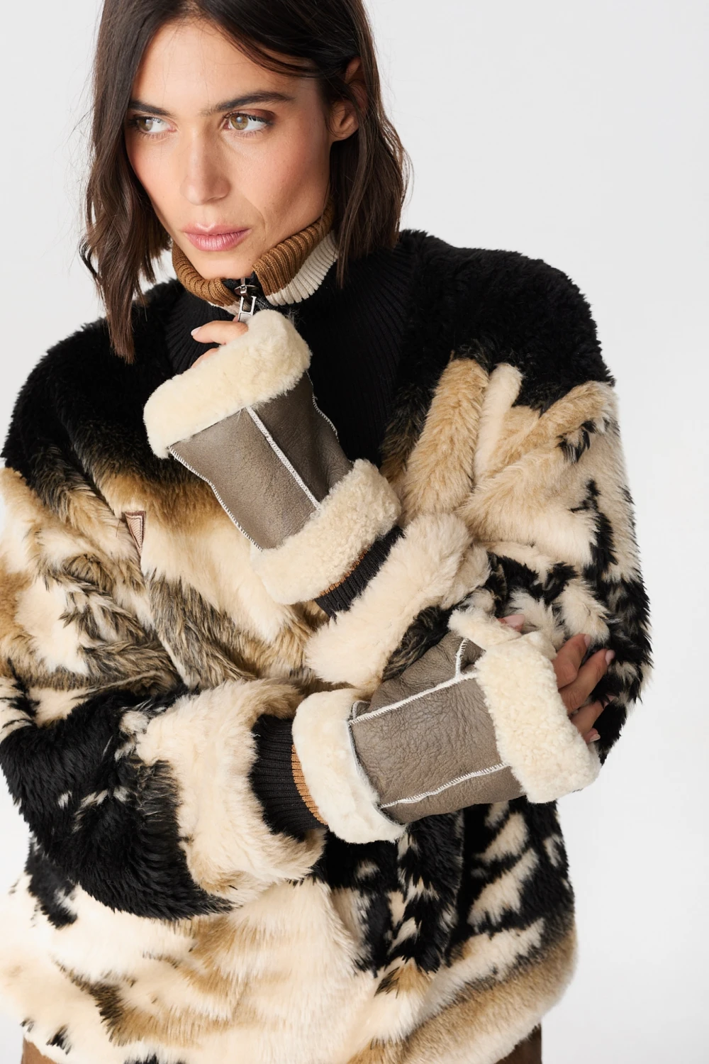 Mitones Leather Furris