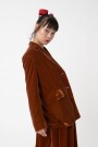 Blazer de fit moderno Marron
