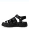Sandalias de Mujer Bottero de tiras c/velcro Negro