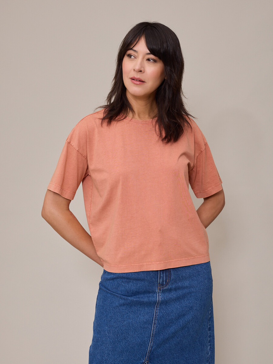T-SHIRT DEBRA POLANCO - Naranja 