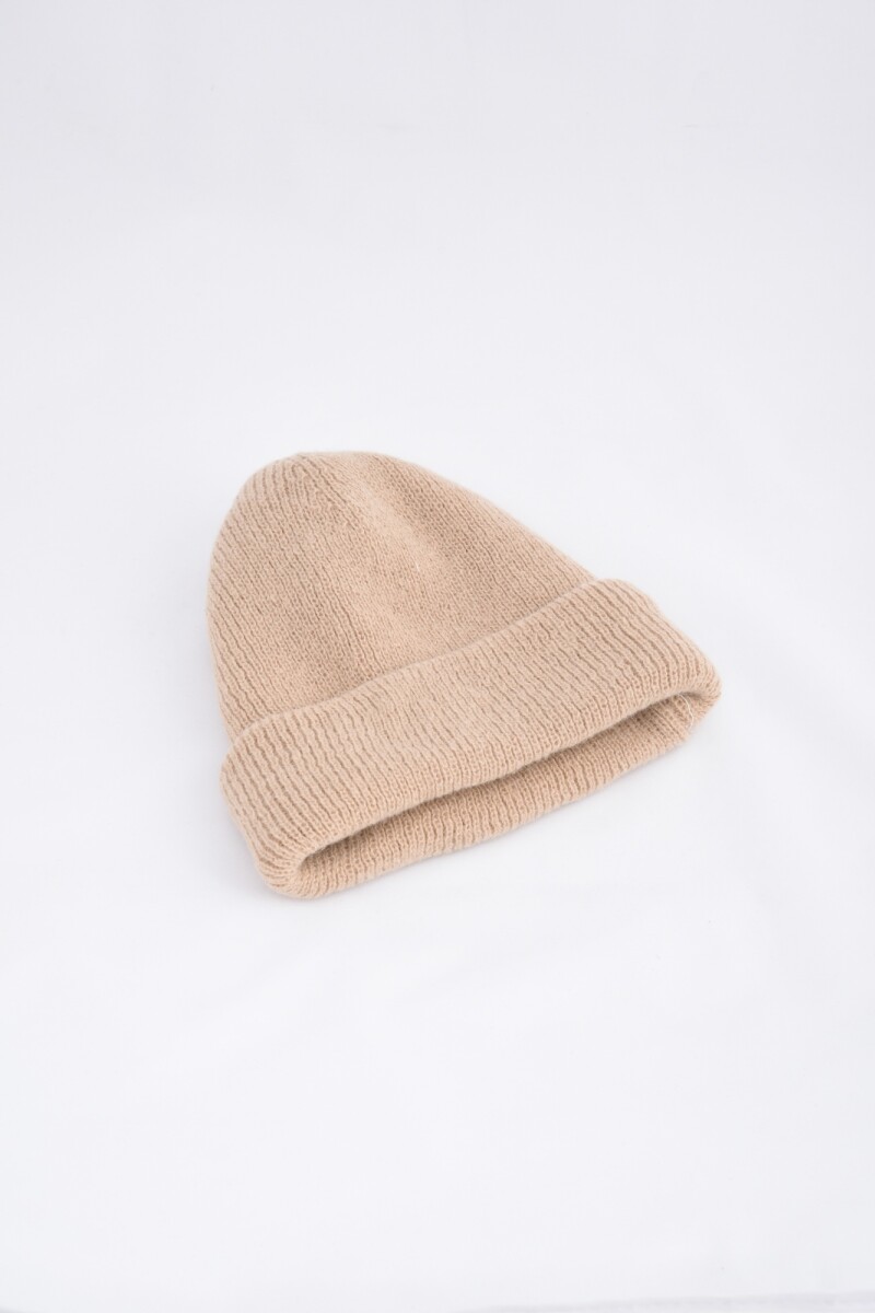 Gorro de punto Camel