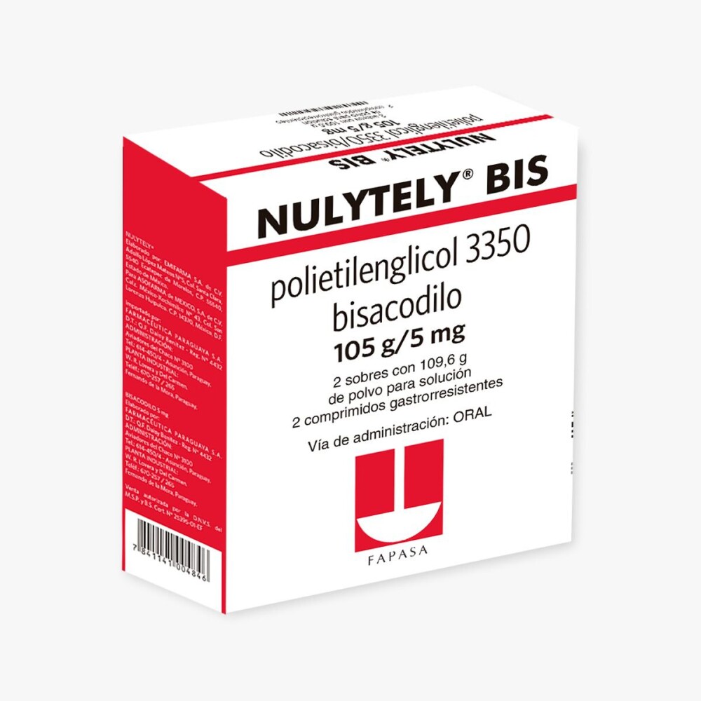 NULYTELY BIS POLIET.3350 BISAC.105G/5MG única