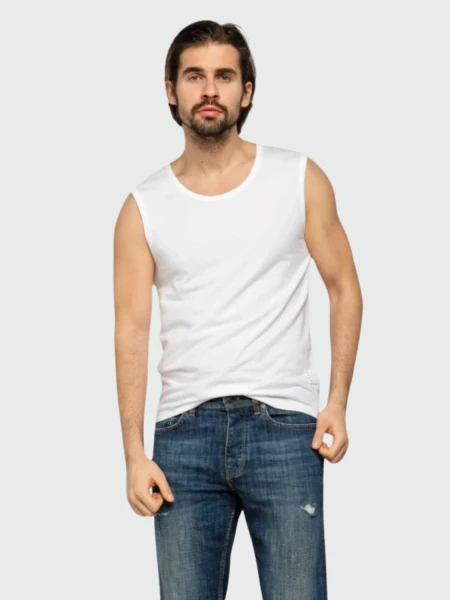 Hugo Boss -Pack de musculosas básicas de algodón X 2 Blanco