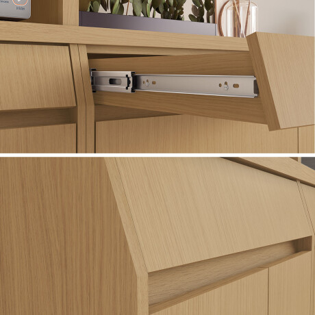 Bajo Mesada 80 cm 2 Puertas 1 Cajón – Línea Simone Mendes GAMAS DE BEIGE