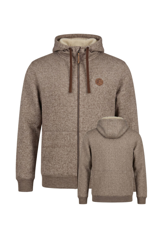 Campera O'Neill Melange Texture Café