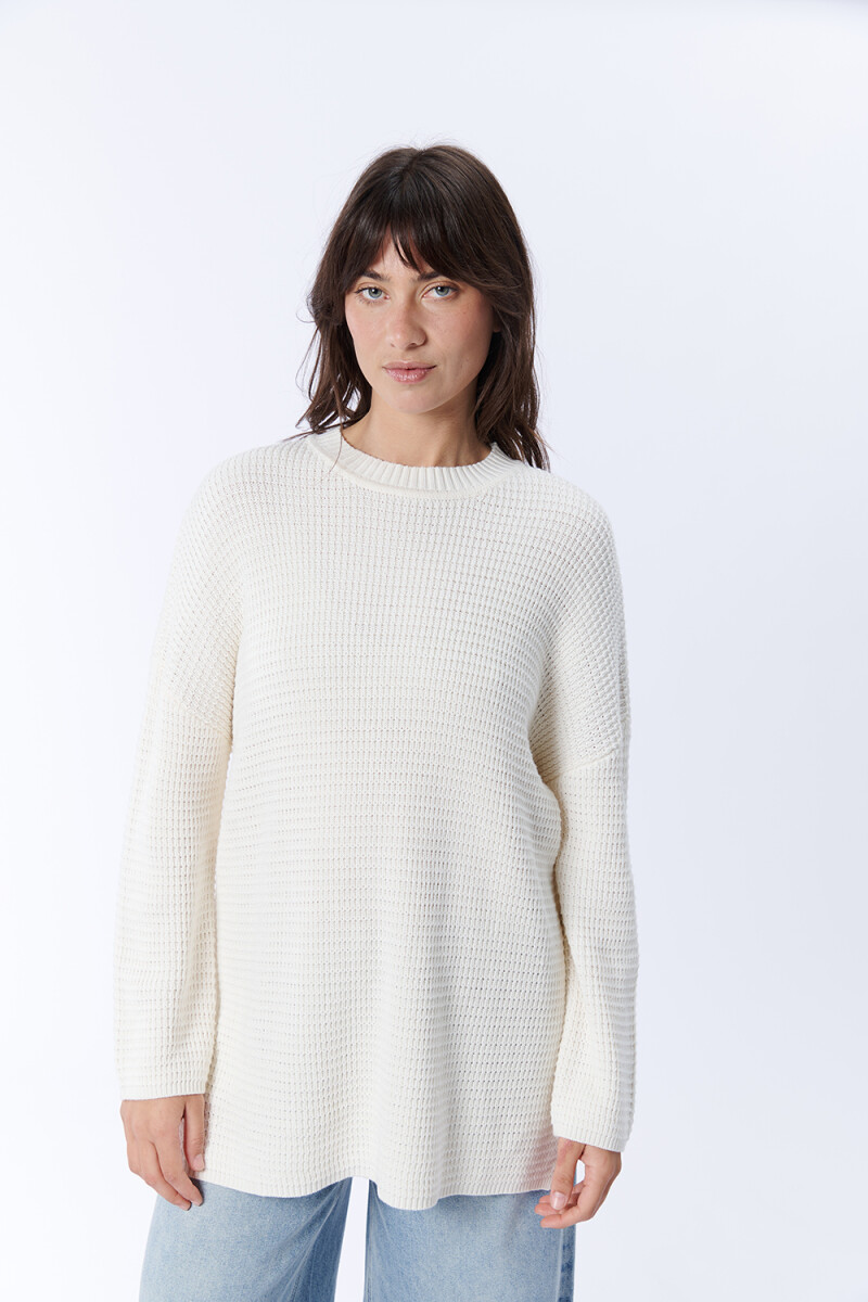 Sweater Tejido Crudo