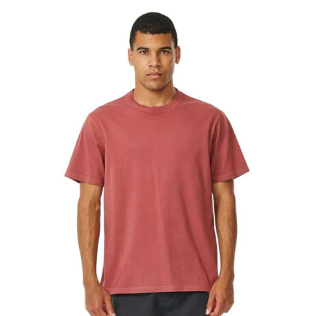 Remera MC Rip Curl Plain Wash Tee Rojo