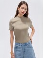 Remera Daly Verde Grisaceo