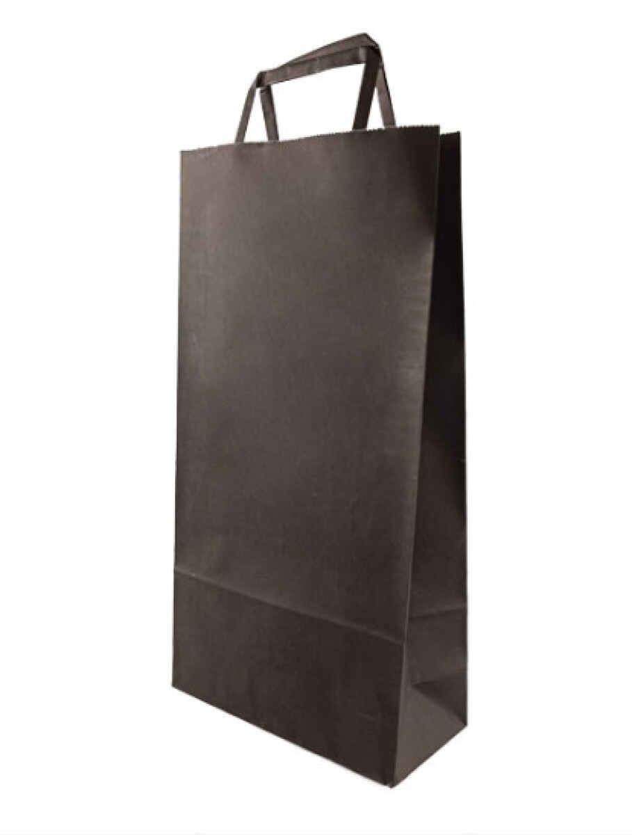 Bolsa lisa acuario 22x10x42 cm - NEGRO 
