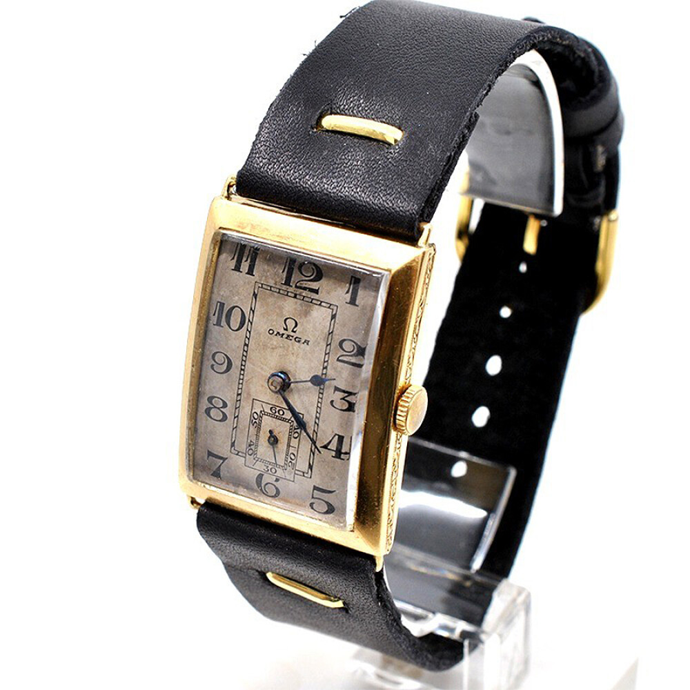 Reloj Omega Rectangular Art Deco 1930'S En Oro 18K Calibre 20,75.I2 Reloj Omega Rectangular Art Deco 1930'S En Oro 18K Calibre 20,75.I2