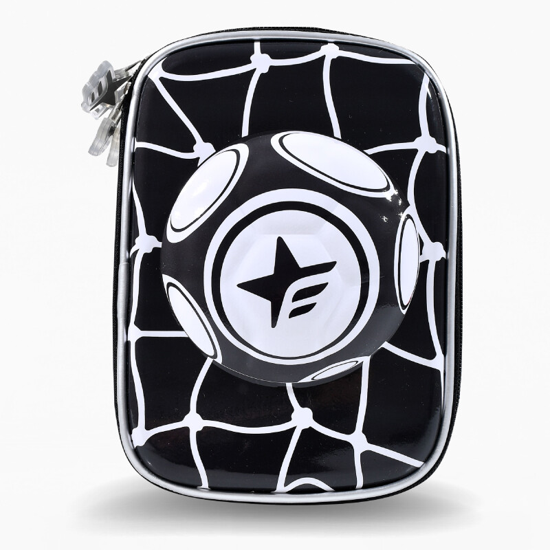Cartuchera Footy Futbol Negro - Blanco