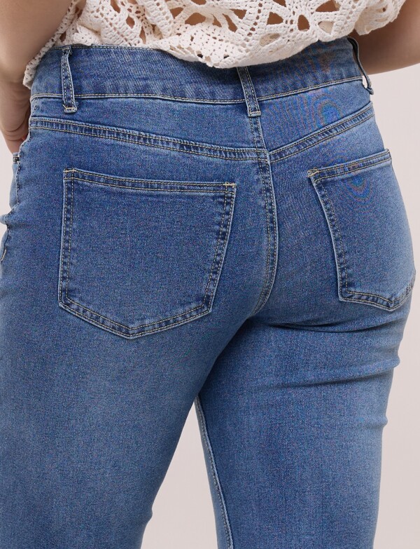 Jean Bootcut Doble Botón JEAN