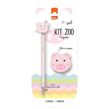 Portaminas BRW Zoo + Goma Chancho