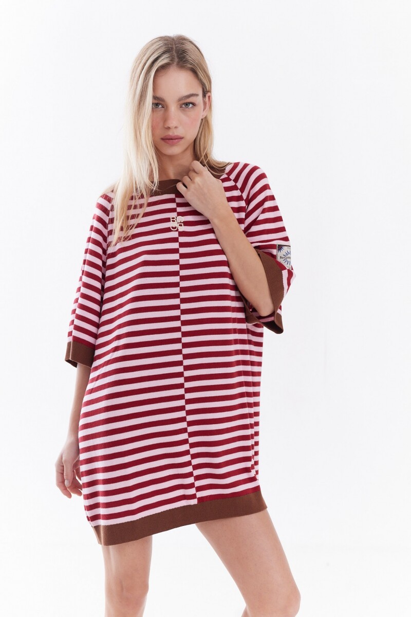 Vestido Kaia Bordó